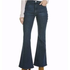 Hudson Jeans Heidi High Rise Flare Womens 29 Dark Blue Stretch Cotton 32 X 32